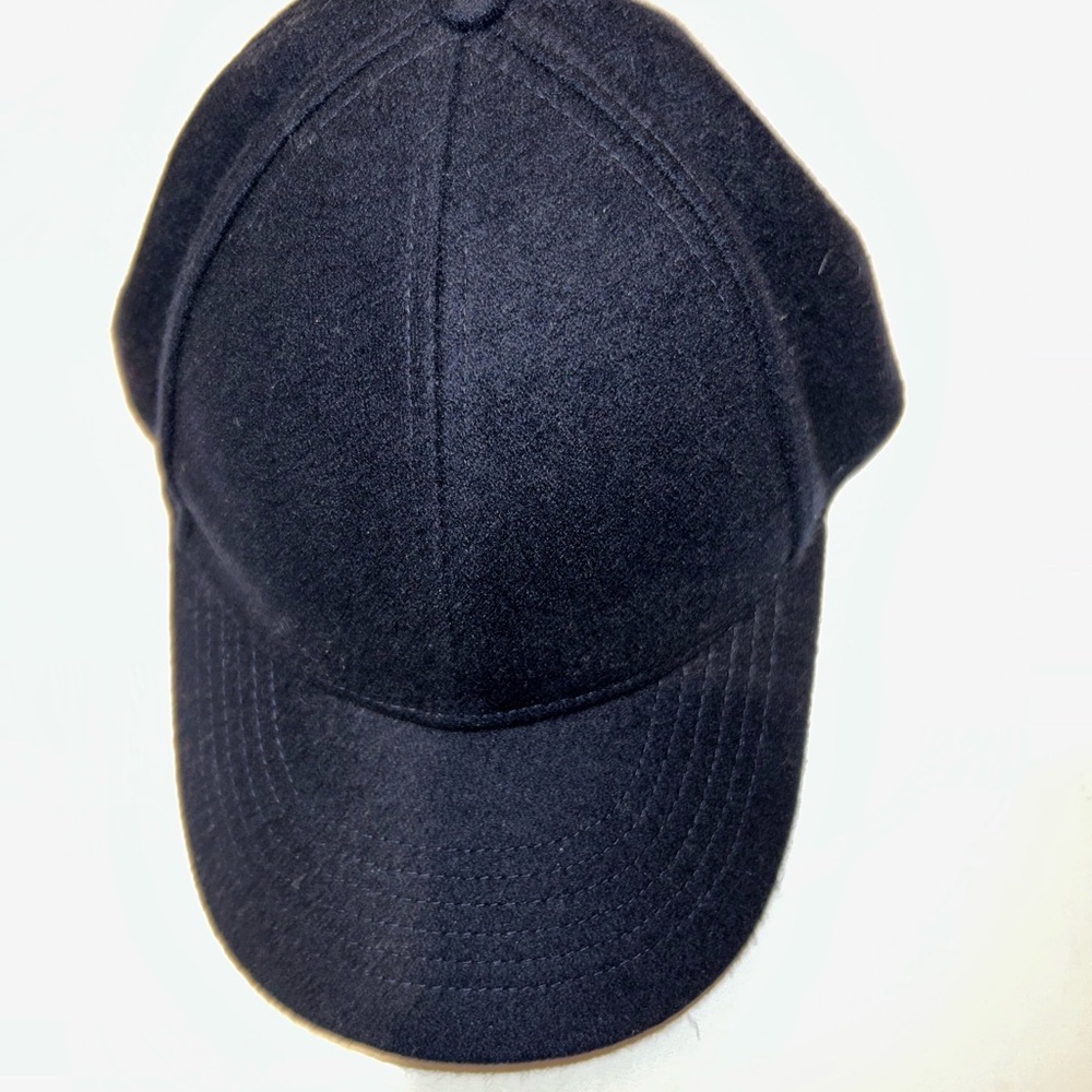 Express navy blue wool adjustable strapback hat cap